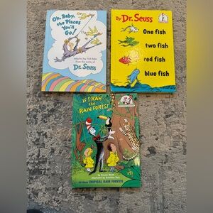 Dr. Seuss Colorful Book Set - Yellow, Blue, Green